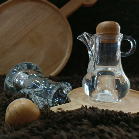 Wooden & Plastic Pot